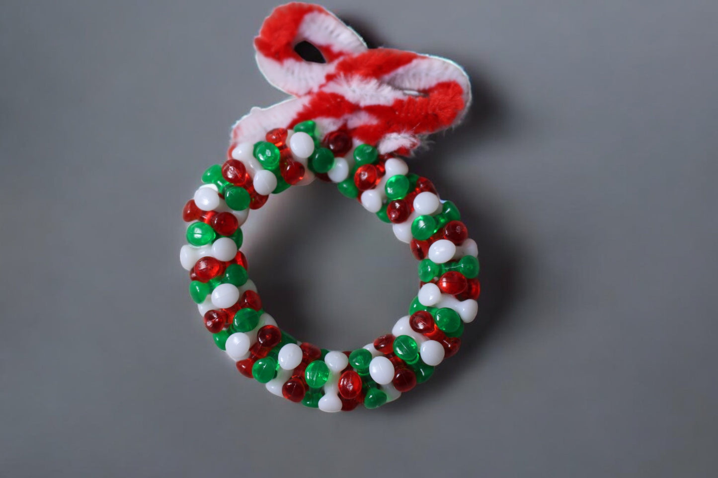 Pipe Cleaner Beaded Wreaths 5x6cm