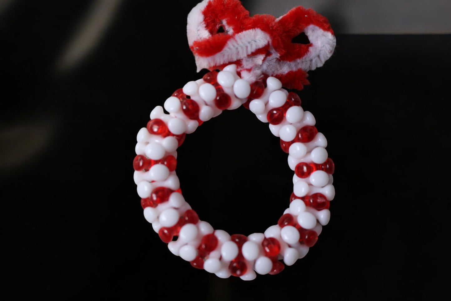 Pipe Cleaner Beaded Wreaths 5x6cm