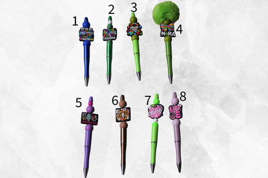 Beaded Pens - Autism & Nurse Theme