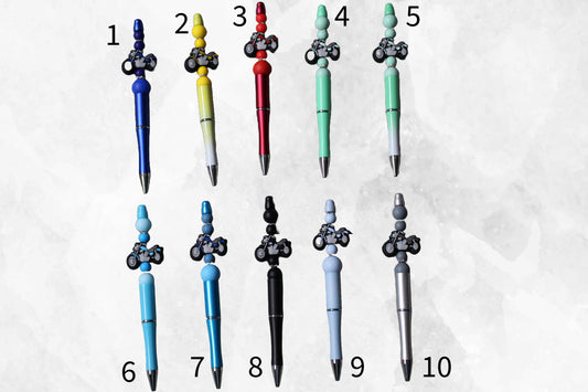 Beaded Pens - Bikes