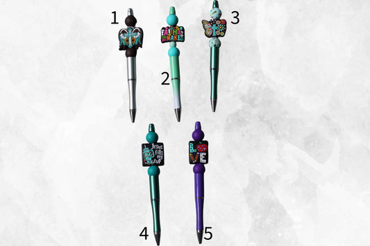 Beaded Pens - Faith & Love