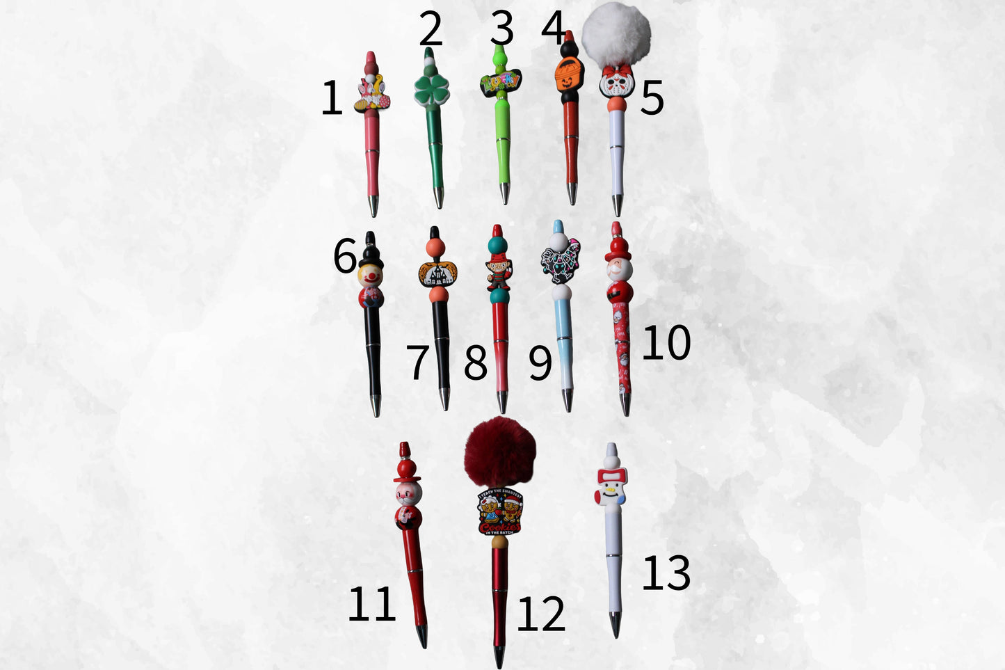 Beaded Pens - Holidays