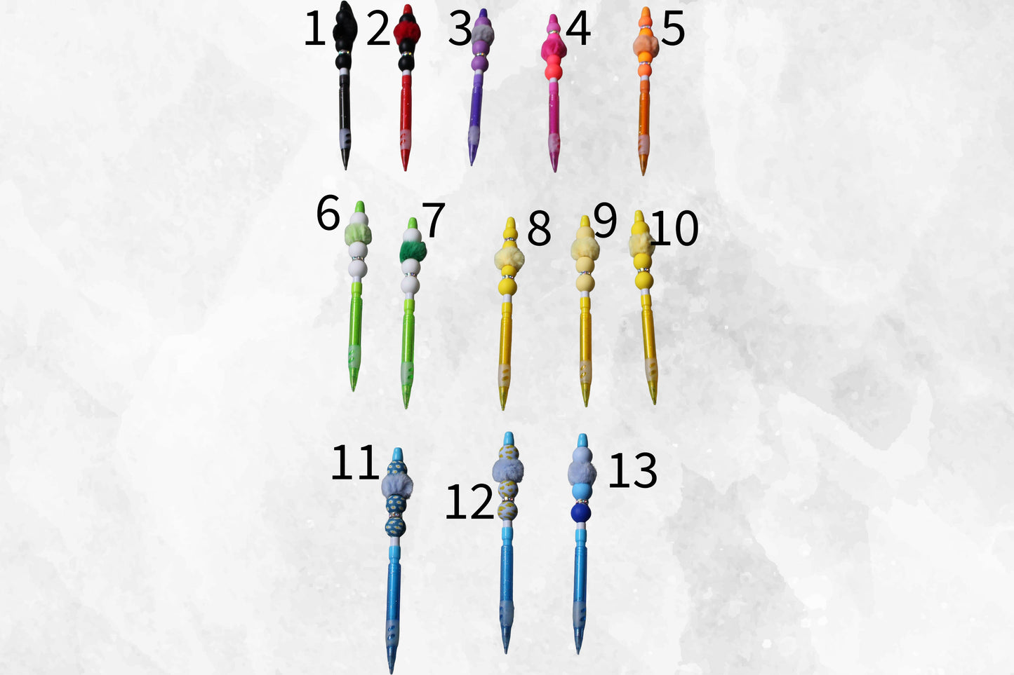 Beaded Mechanical Pencils