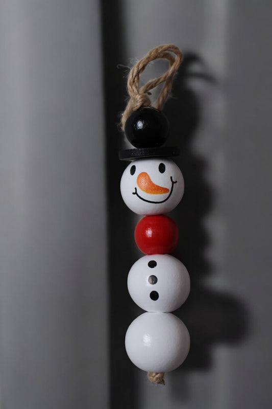 Beaded Snowman